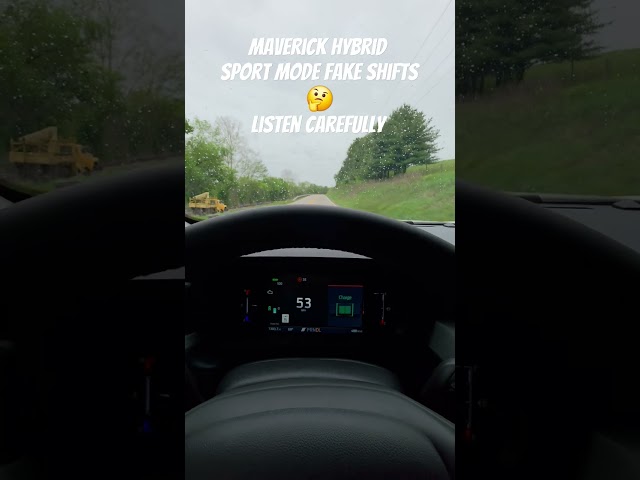 2025 Maverick Hybrid AWD Sport Mode Fake Shifts #maverick #hybrid