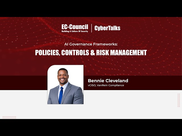 AI Governance Frameworks: Policies, Controls, and Risk Management | Bennie Cleveland | CRAGE