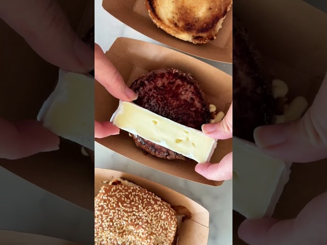 Sweet and Savory Burger - Hot Honey Burger with Blueberry Jalapeno Jam