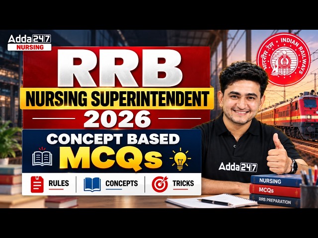 RRB Nursing Superintendent 2026 | Most Important MCQs RRB Nursing Superintendent Exam #rrbnursing