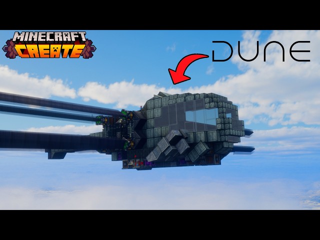I Built Dune’s "Impossible" Ornithopter with the Minecraft Create Mod