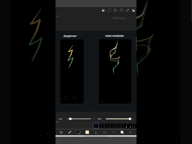 how to create thunder animation in ibispaintx #ibispaintx #animation #tutorial