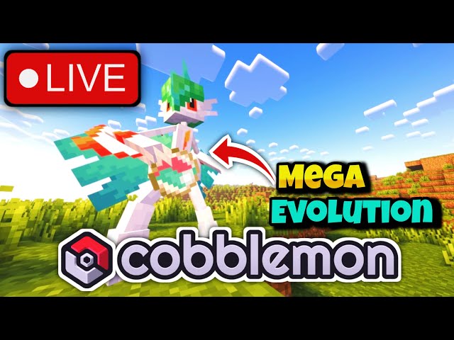 🔴 LIVE: Playing Cobblemon! MEGA EVOLUTION & VIEWERS CAN JOIN!