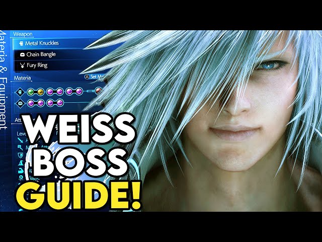 How to Beat WEISS Guide | Final Fantasy 7 Remake Intergrade PS5