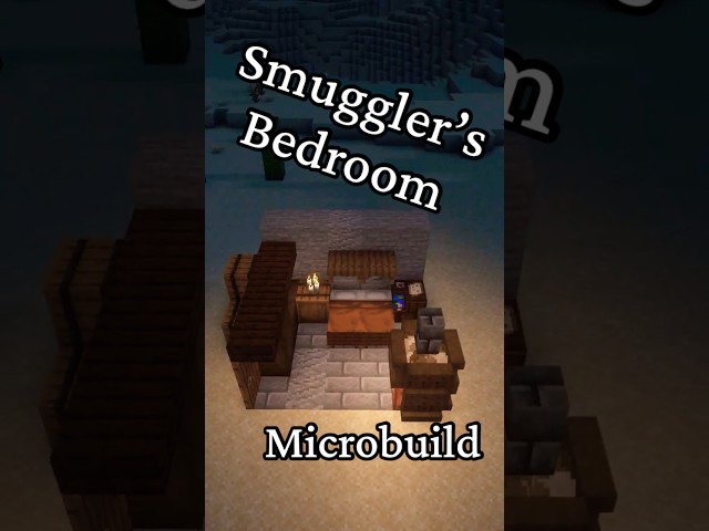 A smuggler's bedroom! #minecraft