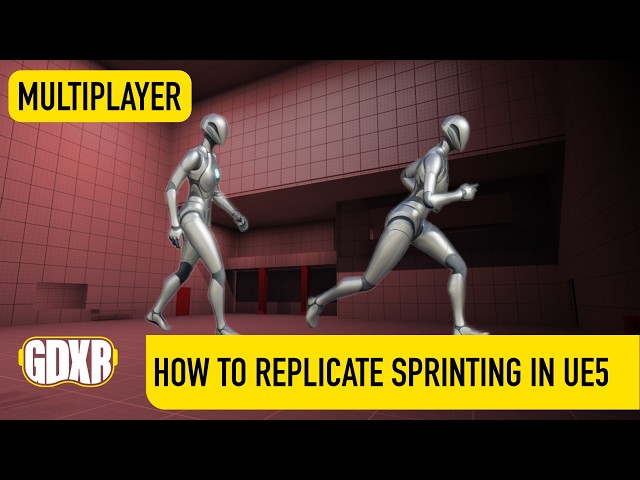 How To Replicate Sprinting In UE5 Multiplayer