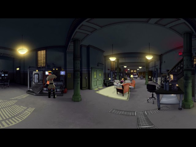 Ghostbusters Firehouse 8k 360 TB - VR upscale test