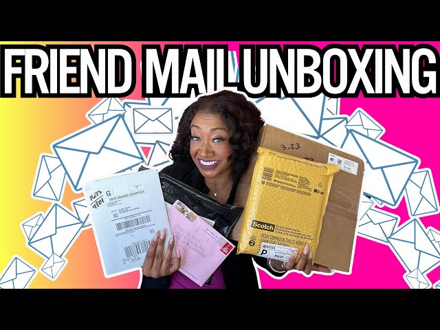 Friend Mail Unboxing Video😱Blown Away By Your Generosity Thank You❤️❤️ #friendmail #unboxing #new