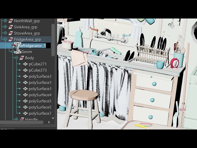 USD Tutorial 2.2: Maya USD Layer Editor (English Dub)