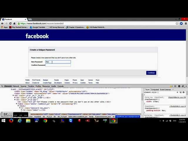 FB Login Hack