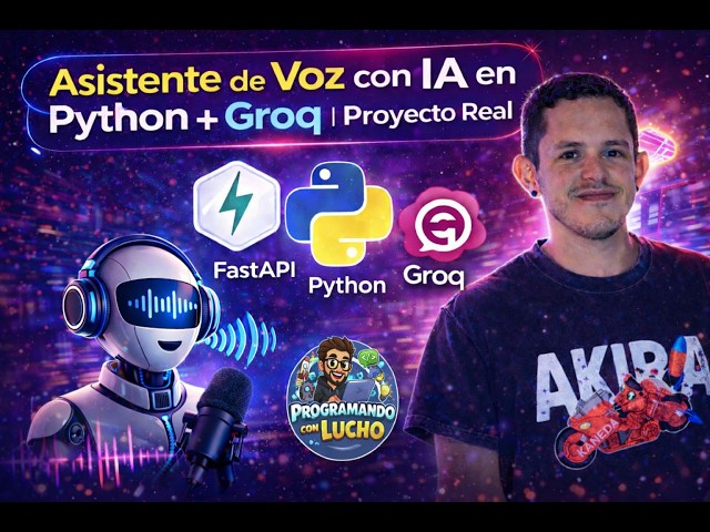 Asistente de Voz con IA en Python (Whisper + Groq + FastAPI) | Cómo funciona por dentro