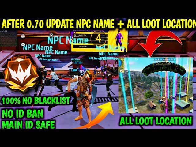 After New Update Antena Config File | Npc Name Location Hack | Free Fire Location Hack Versi 1.98.9