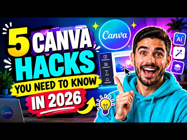 Don't Use Canva if You Don't Know These TOP 5 Canva Hacks!