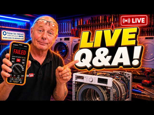 ASK THE EXPERT: Answering Appliance Repair Questions Live Show Ep 40