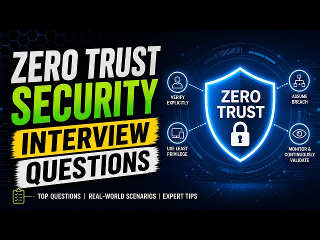 Zero Trust Security Interview Questions