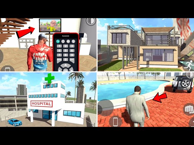 Tv On Secret Cheat Code | Indian Bike Driving 3D New House + Hospital | Plugin New Update Cheat Code