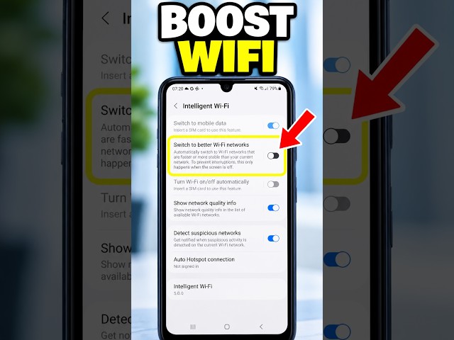 How to Boost WiFi Signal on Samsung Phone | Faster Internet Speed