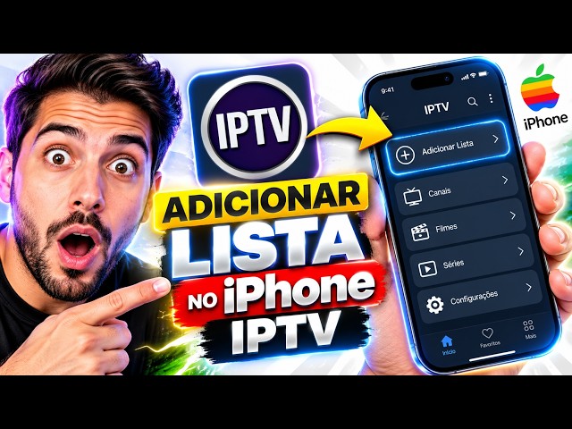 Como Adicionar Lista no iPhone no GSE Smart IPTV | Tutorial IPTV #GSESmartIPTV #IPTV