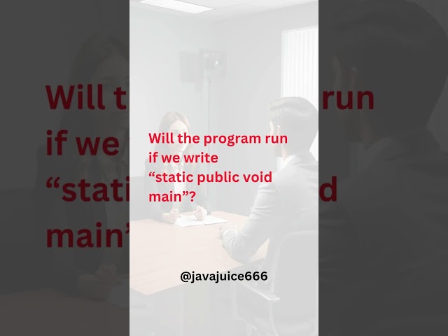 part 3 - Java Interview questions #java #viral #trending #shorts #interview #beginners