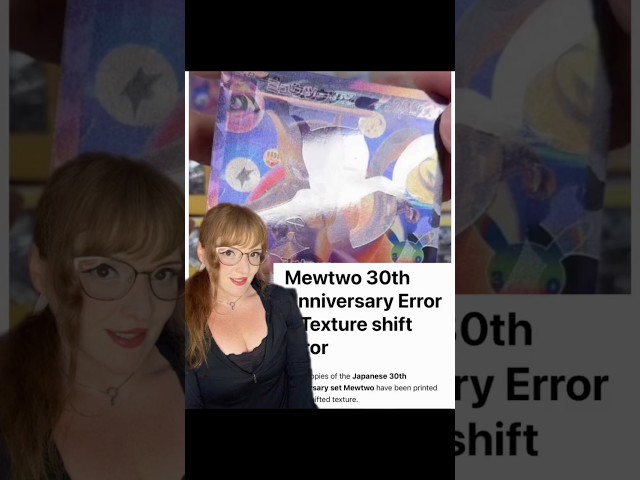 Mewtwo Pokemon Card Misprint Has Pokemon Card Collectors in a Frenzy for 30th Anniversary