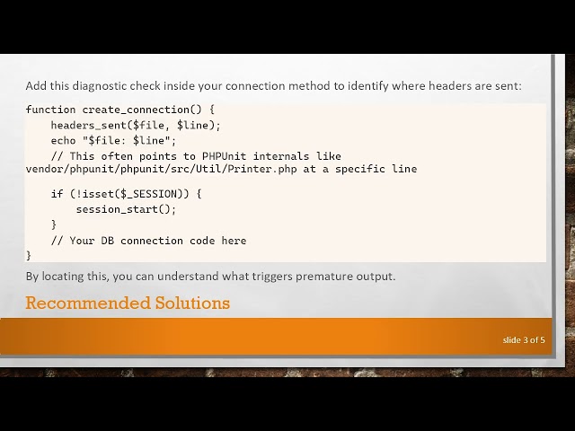 Fixing session_start() Header Errors in PHPUnit Tests with VS Code