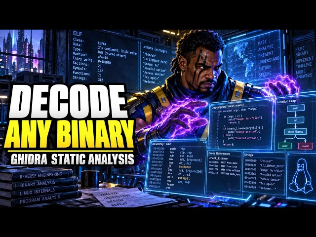 How to Reverse Engineer a Binary with Ghidra | Static Analysis Tutorial