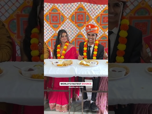 WORLD'S FASTEST DIVORCE😆🥰🤦 #shortvideo #shorts #video