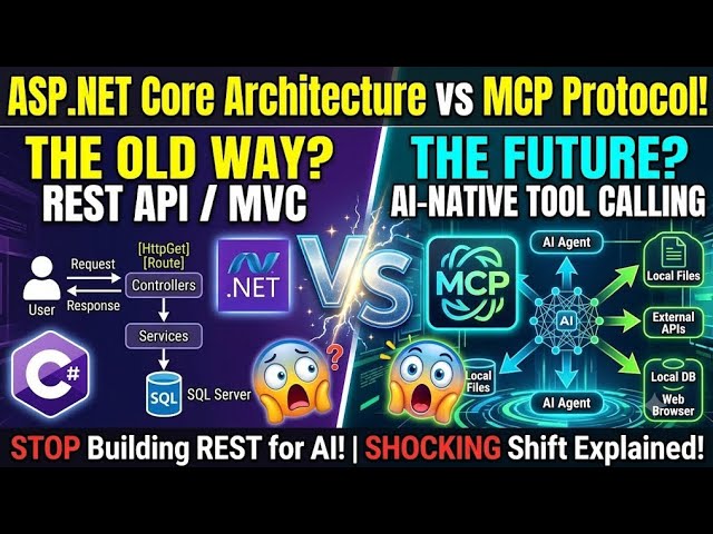 ASP.NET Core Architecture vs MCP Protocol: The Shift Every Developer Must Know