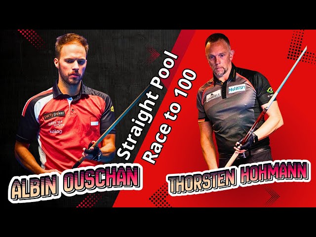 Thorsten Hohmann vs Albin Ouschan | Straight Pool | Race to 100