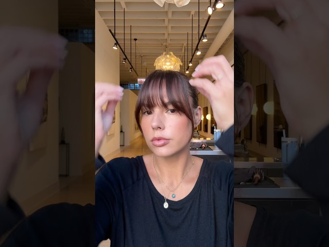 How to cut soft wispy bangs tutorial #curtainbangs #bangs #wispybangs