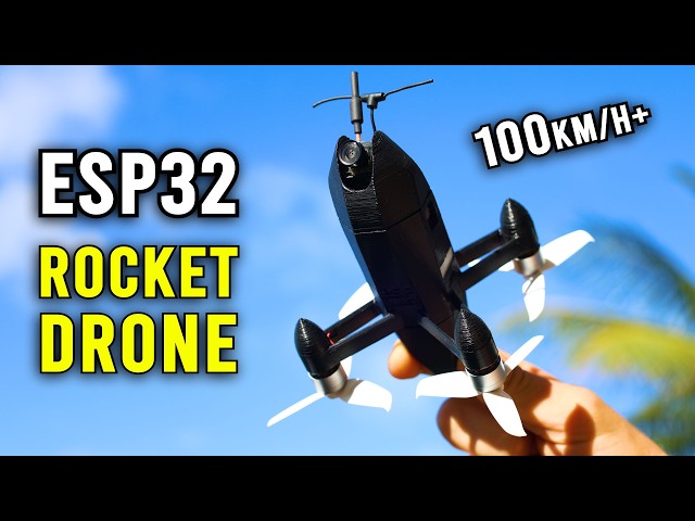 Build The Smallest ESP32 Brushless Rocket Drone | ESP-BLAST