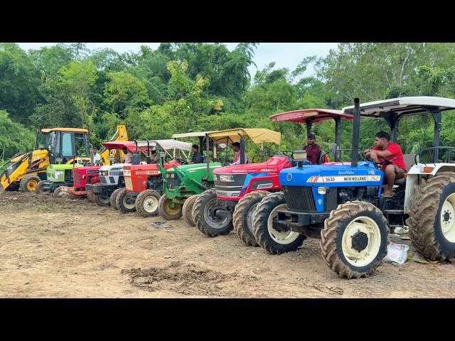Tractor Power Test in Different Terrains | Swaraj 855 Fe | New Holland 3630| Mahindra Arjun NOVO 605