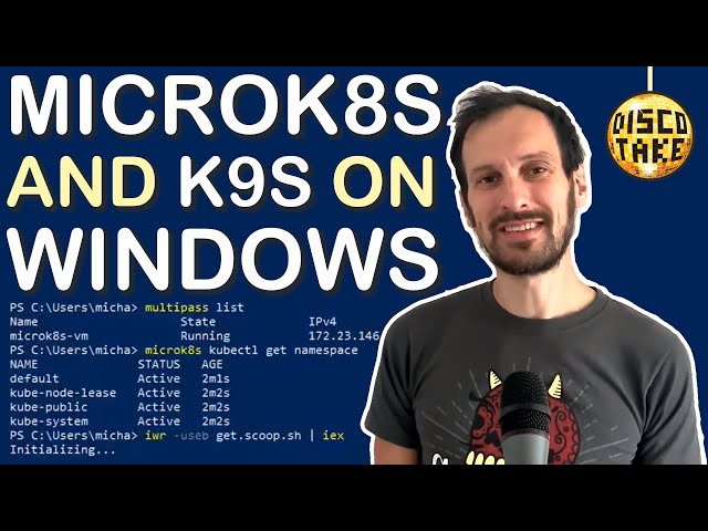 Install microk8s and k9s on Windows 10