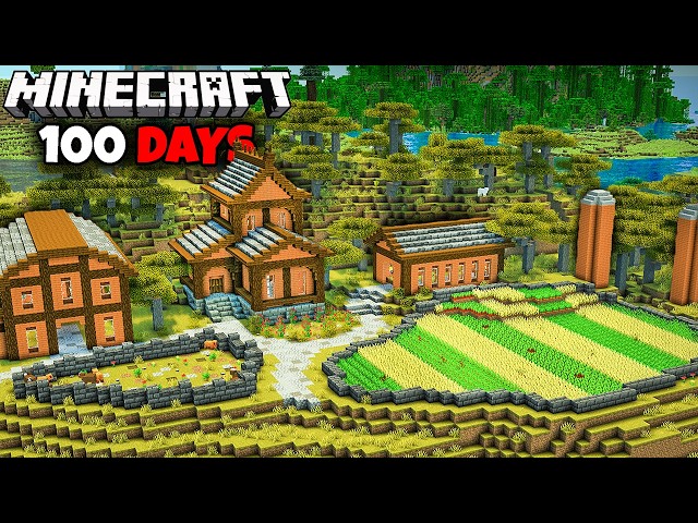 I Survived 100 Days In Minecrafts WORST Biome