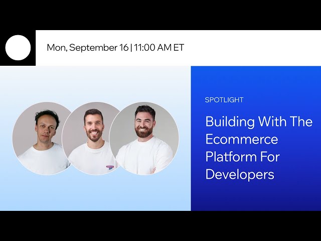 How to build with the Wix Studio eCommerce platform for Developers
