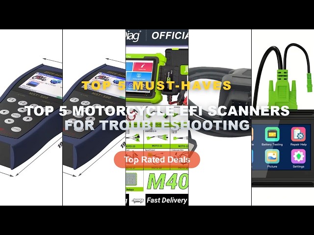 Don't Buy Top 5 Motorcycle EFI Scanners For Troubleshooting Before Watching This! - new JDiag M208 U