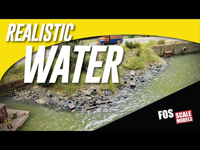 Pouring Resin Water for Your Model Railroad