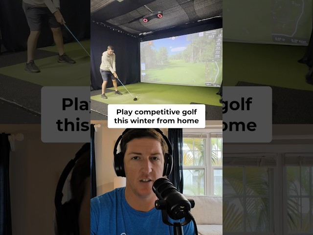 Play Competitive golf at home with the Simulator Golf Tour