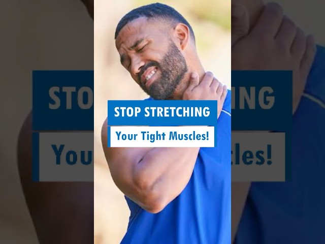 Tight Muscles Don’t Always Need More Stretching! #shorts