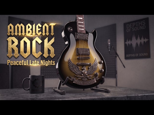 Ambient Rock Instrumental | Slow Guitar for Peaceful Late Nights