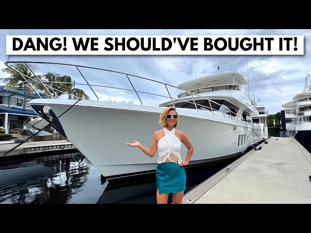 Why are we BUILDING? 🙈 2010 Ocean Alexander 74 Fly Liveaboard Yacht Tour