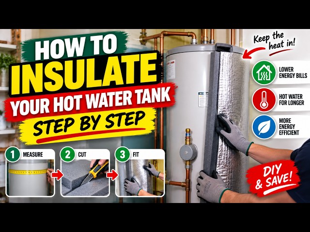 How to Insulate Your Hot Water Tank (Step By Step) | Boilers2Go