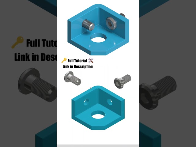Bracket Modelling | Autodesk Inventor | 2025 #3dprinting #autodeskinventor #cad #mechanic