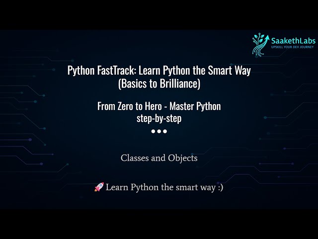 Python OOP Explained: Classes and Objects with Real Examples | Beginner to Pro