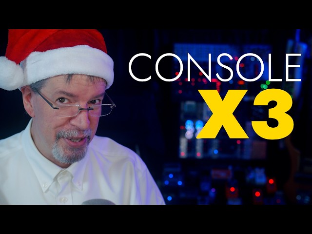 Airwindows ConsoleX3 Is Out!