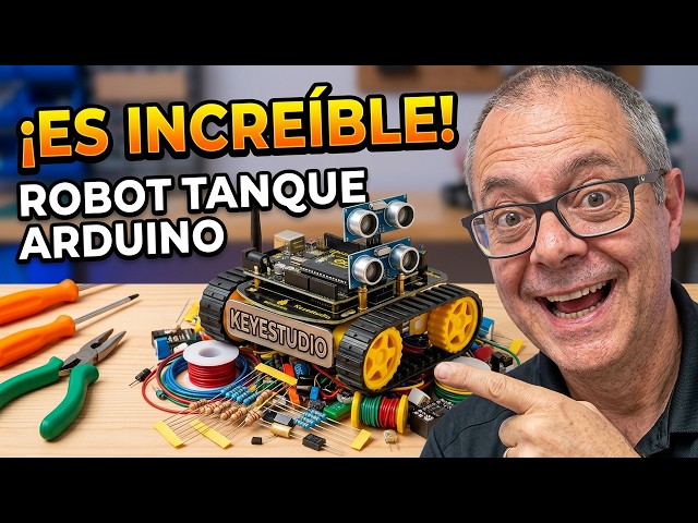 Keyestudio Robot Tank V2.0: Unboxing y montaje de este increíble kit