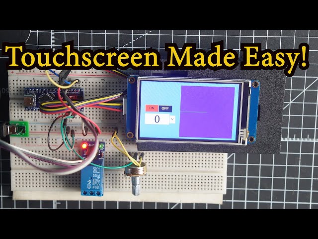 Nextion inch Touchscreen + Arduino Nano  Step by Step Guide
