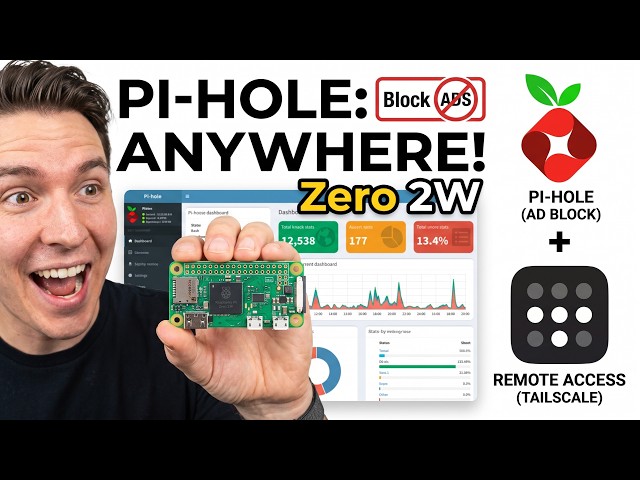 The Ultimate $15 Network Ad Blocker (Block Ads EVERYWHERE with Pi-hole + Tailscale)