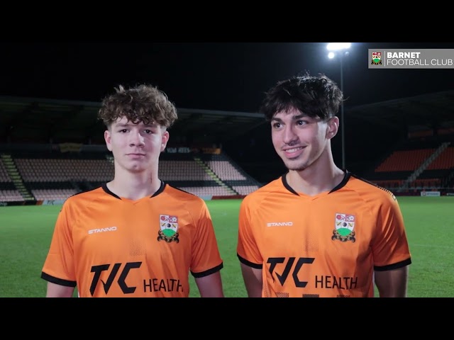 Patrick Matejko & David Barbakadze Reaction | Barnet FC 4-1 Boreham Wood | FA Youth Cup