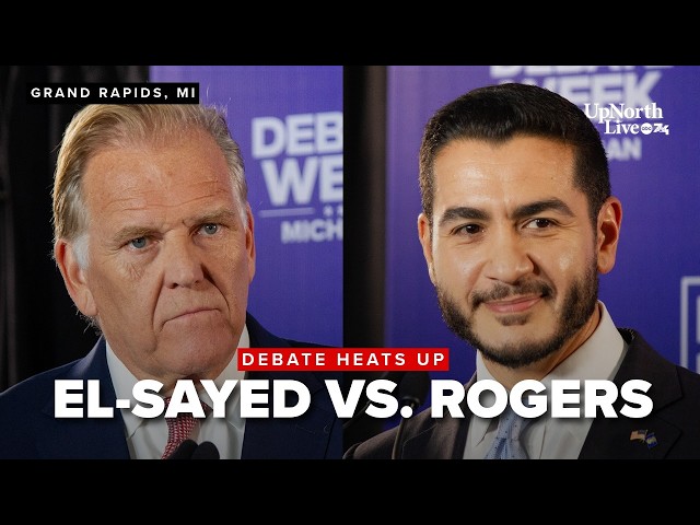 El-Sayed, Rogers trade accusations in heated Michigan Senate debate